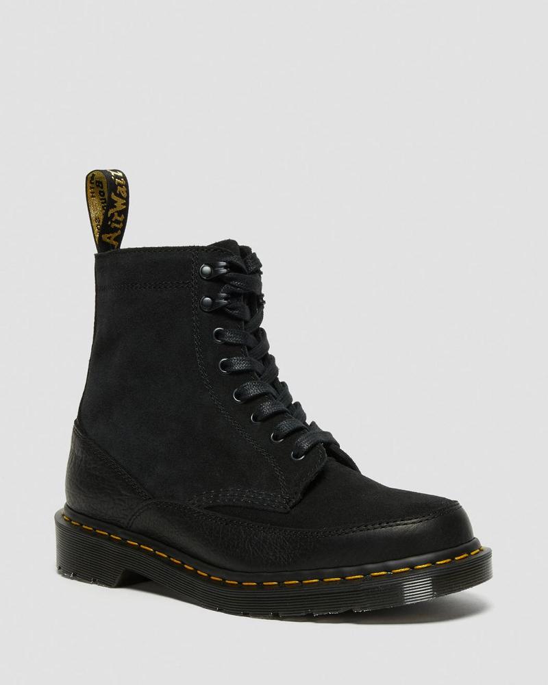 Botas con Cordones Dr Martens 1460 Guard Made in England Cuero Hombre Negros | MX 296EBC